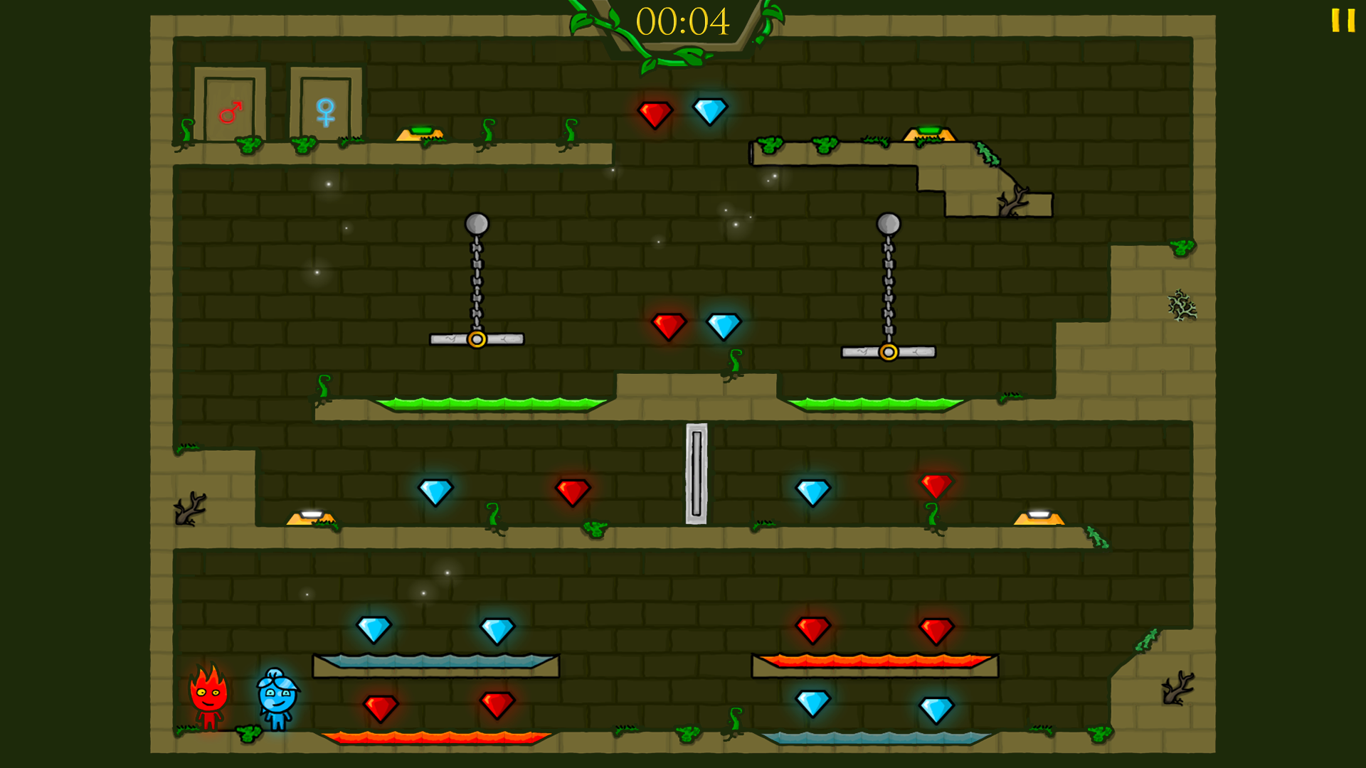 Fireboy & Watergirl 1 in The Forest Temple screenshot 1